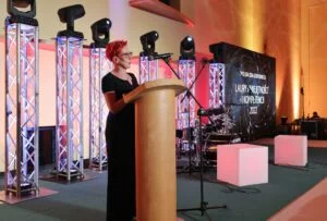 Przemowa podczas uroczystości rozdania laurów umiejętności i kompetencji 2022